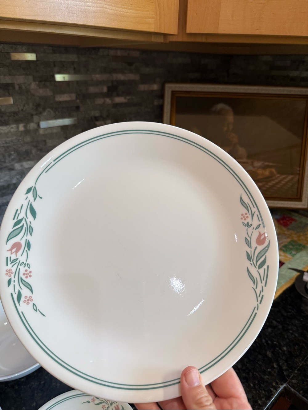 Vintage Cottage Core Rosemarie Corelle 13 Piece Dinnerware Set